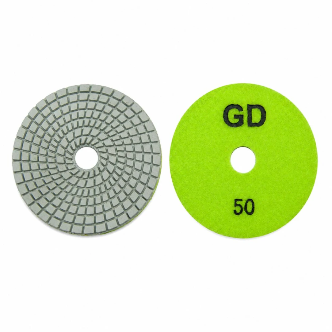 Lijas Diamante Flexible Pulido con AGUA Ø 125x3 Gr. 050 a 3000