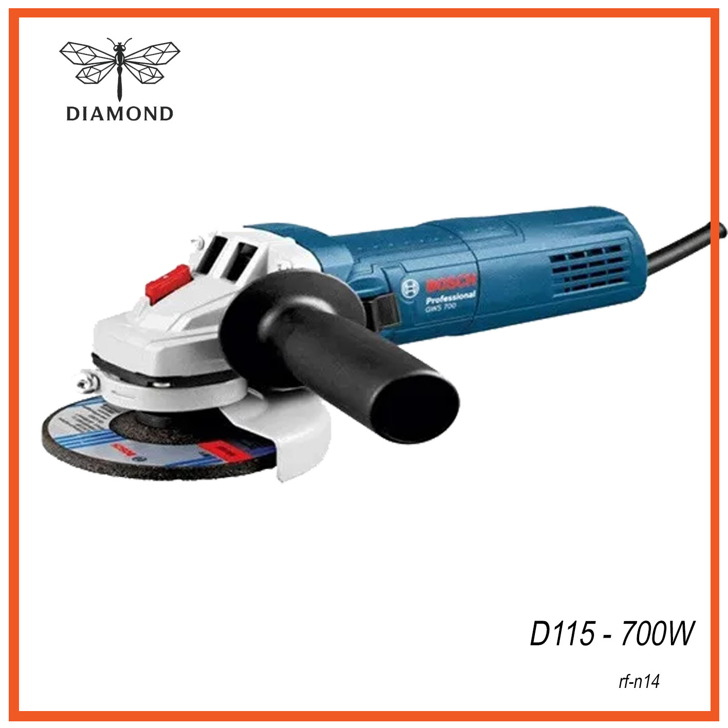 BOSCH AMOLADORA GWS 700 115 700 W N14