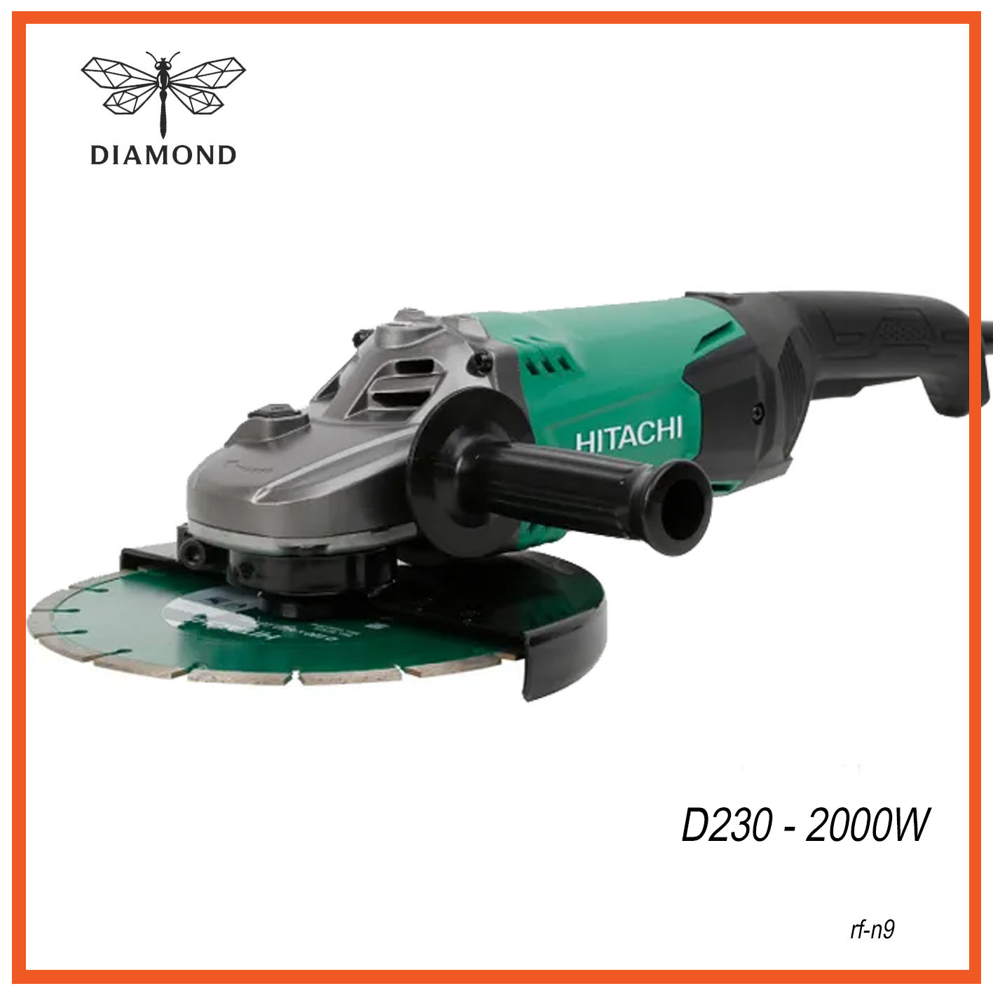 Amoladora con cable HITACHI G23STWE 2000W - Compatible con disco 230mm n9