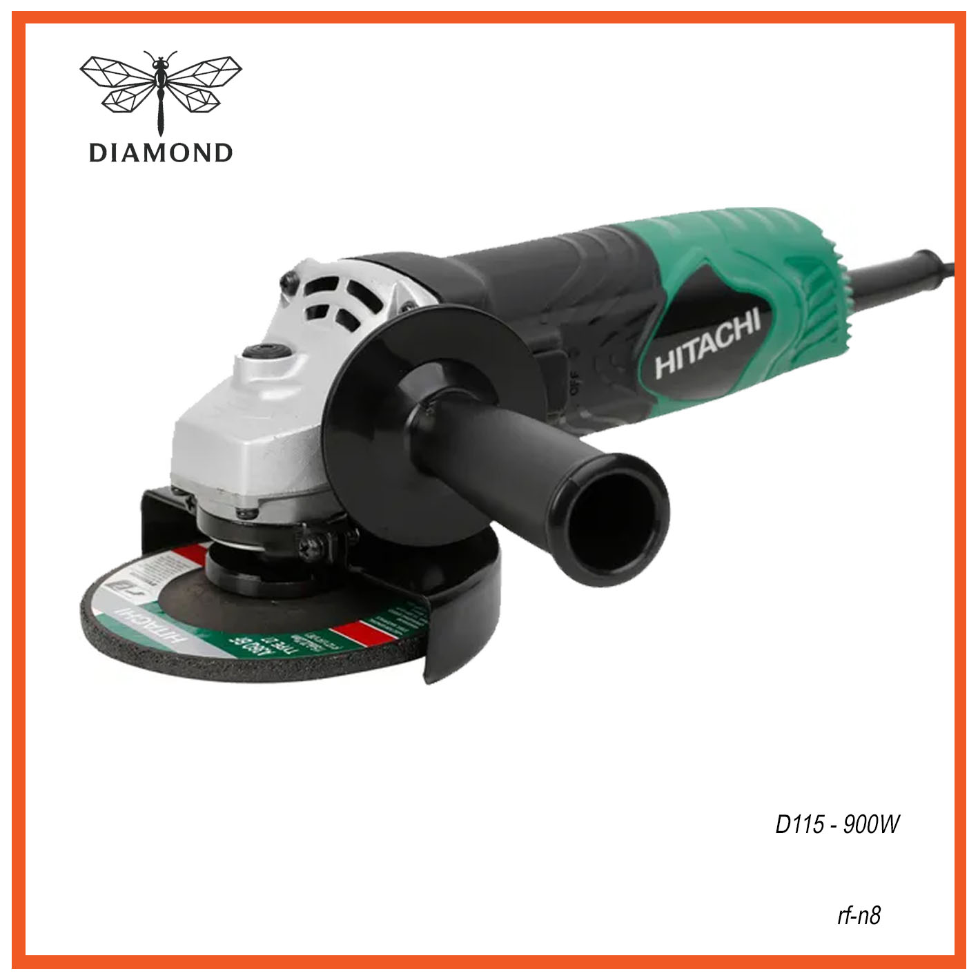 Amoladora con cable HITACHI G12SN2 900W n8
