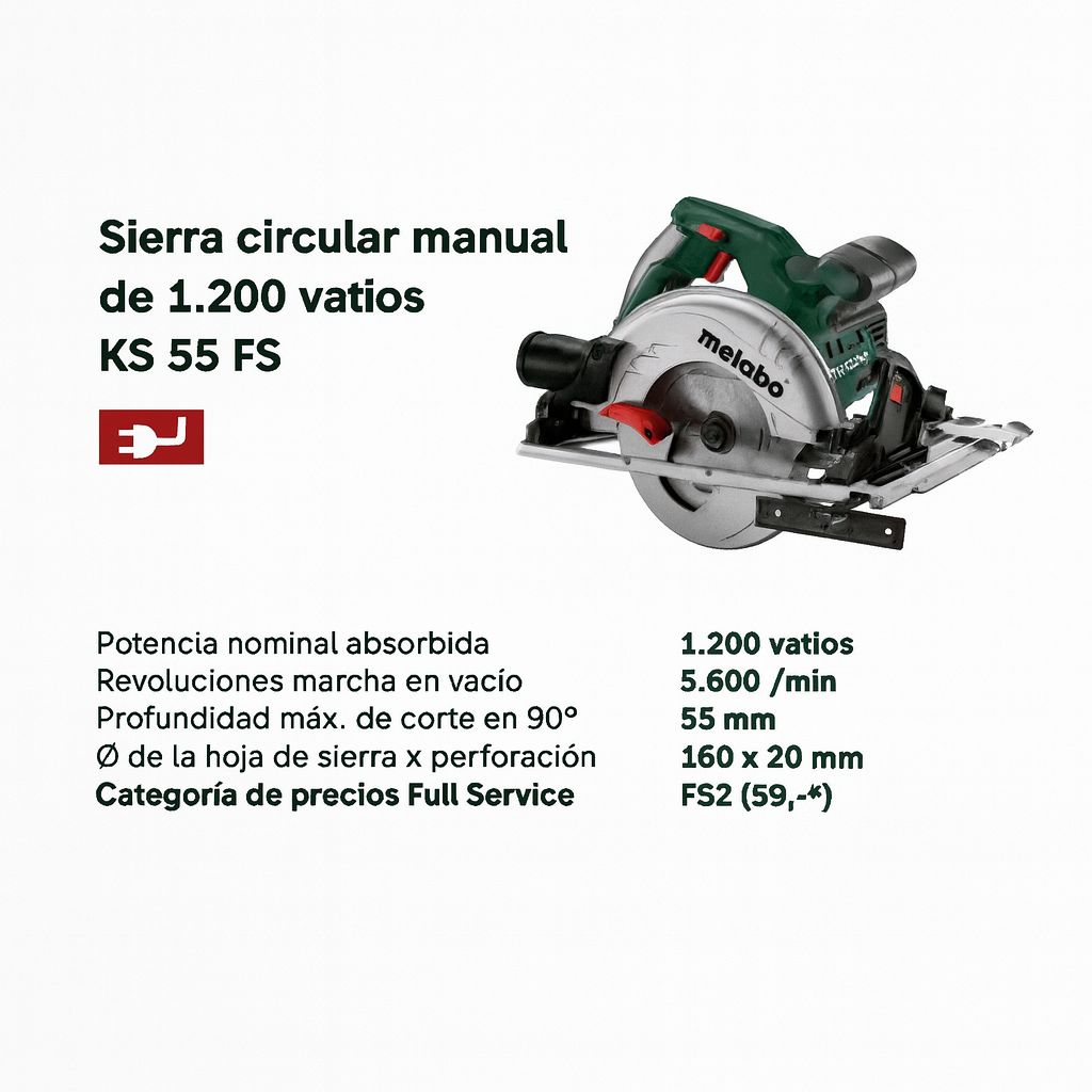 SIERRA CIRCULAR MANUAL 1200W RF 600955000