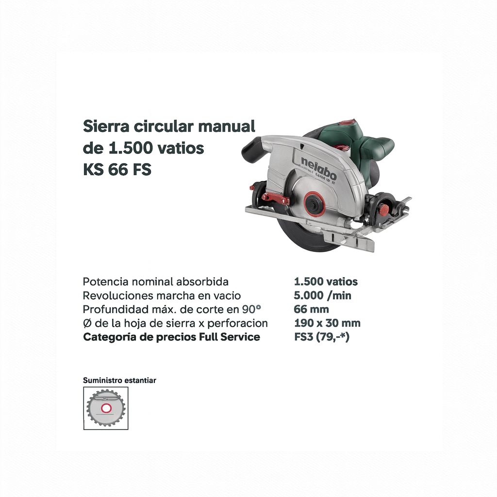 SIERRA CIRCULAR 1500W RF 601066000