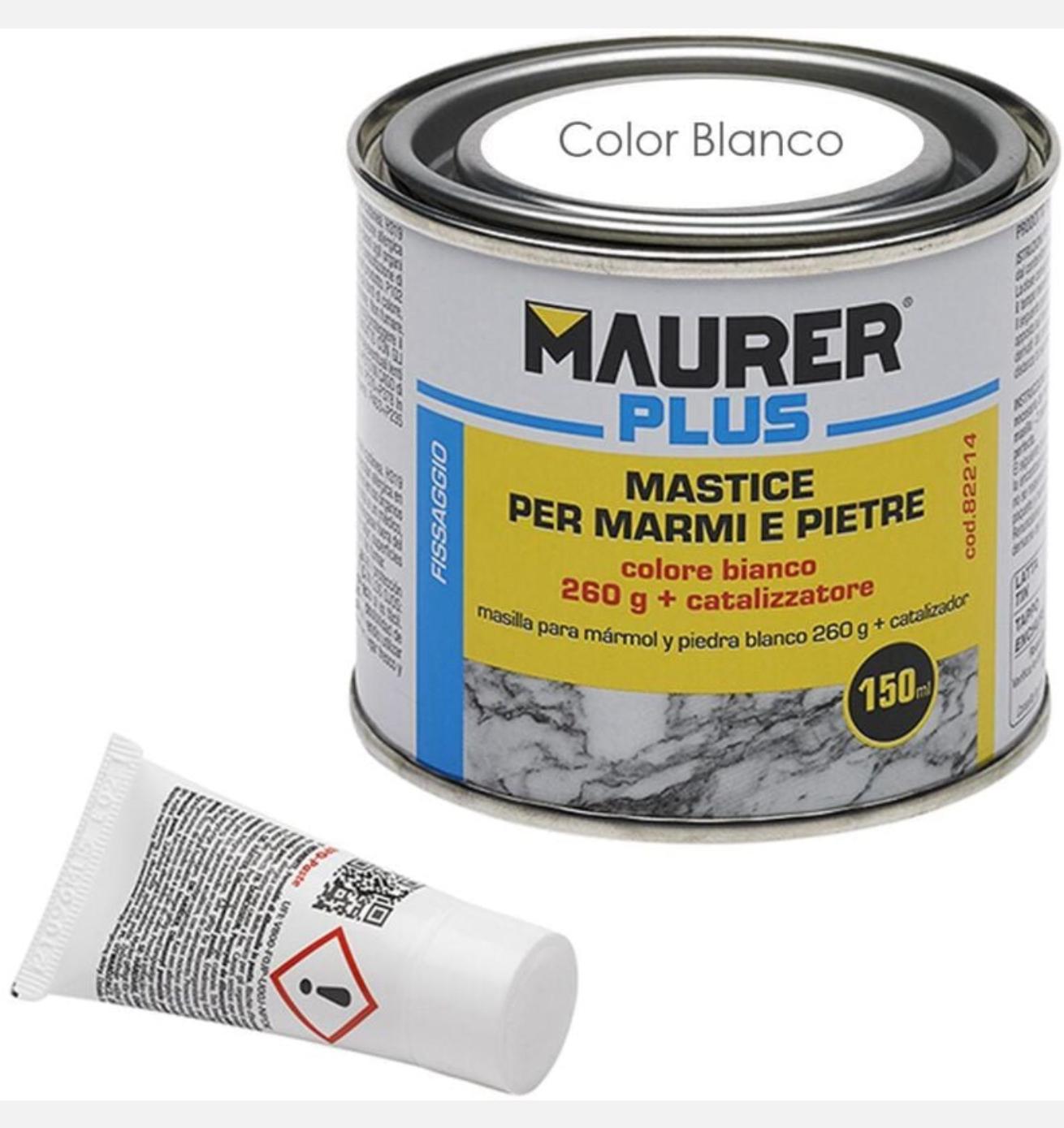 Masilla para mármol blanca y granito