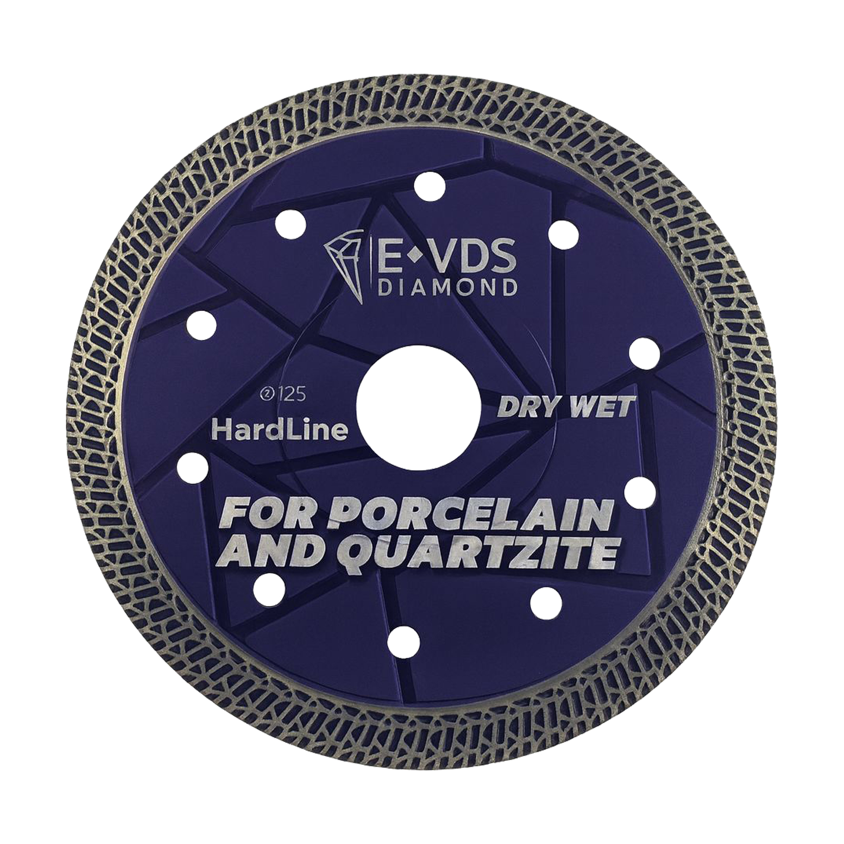 Disco diamantado Ø125 mm HARDLINE DRY/WET