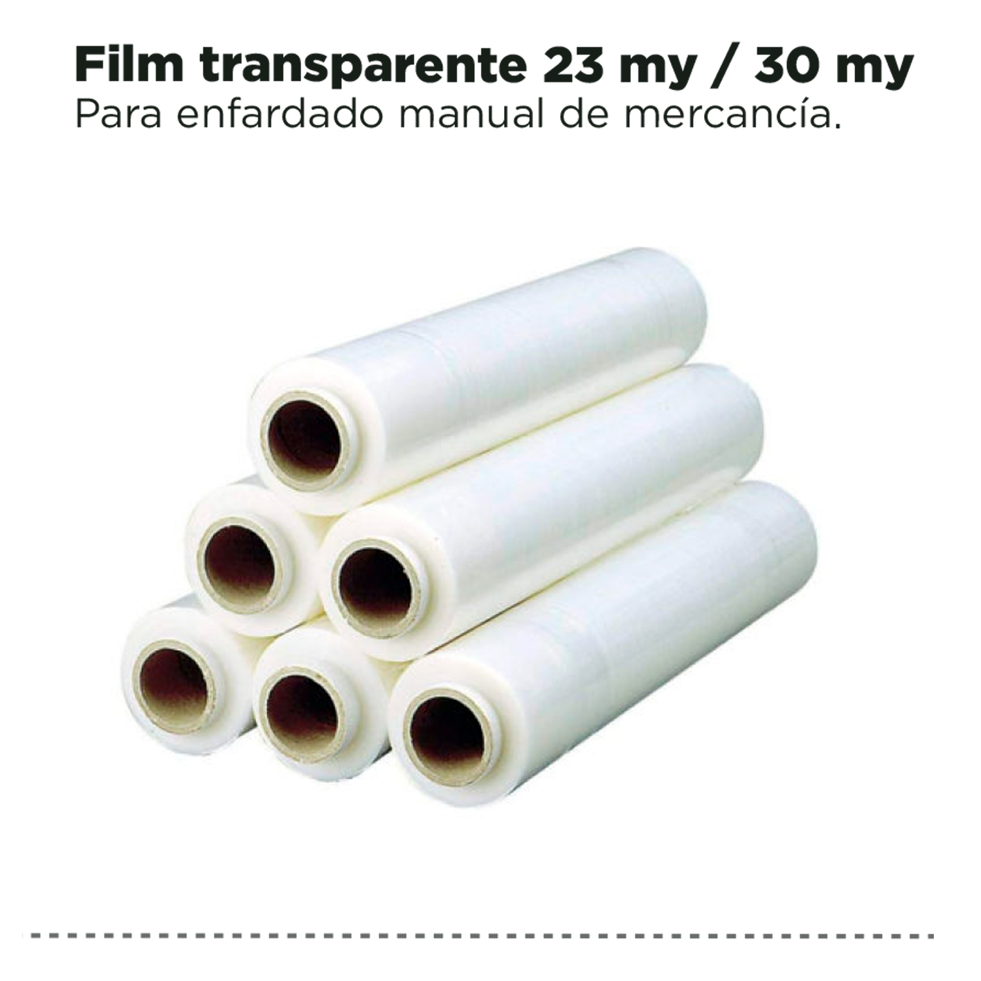 Film transparente de 30 micras