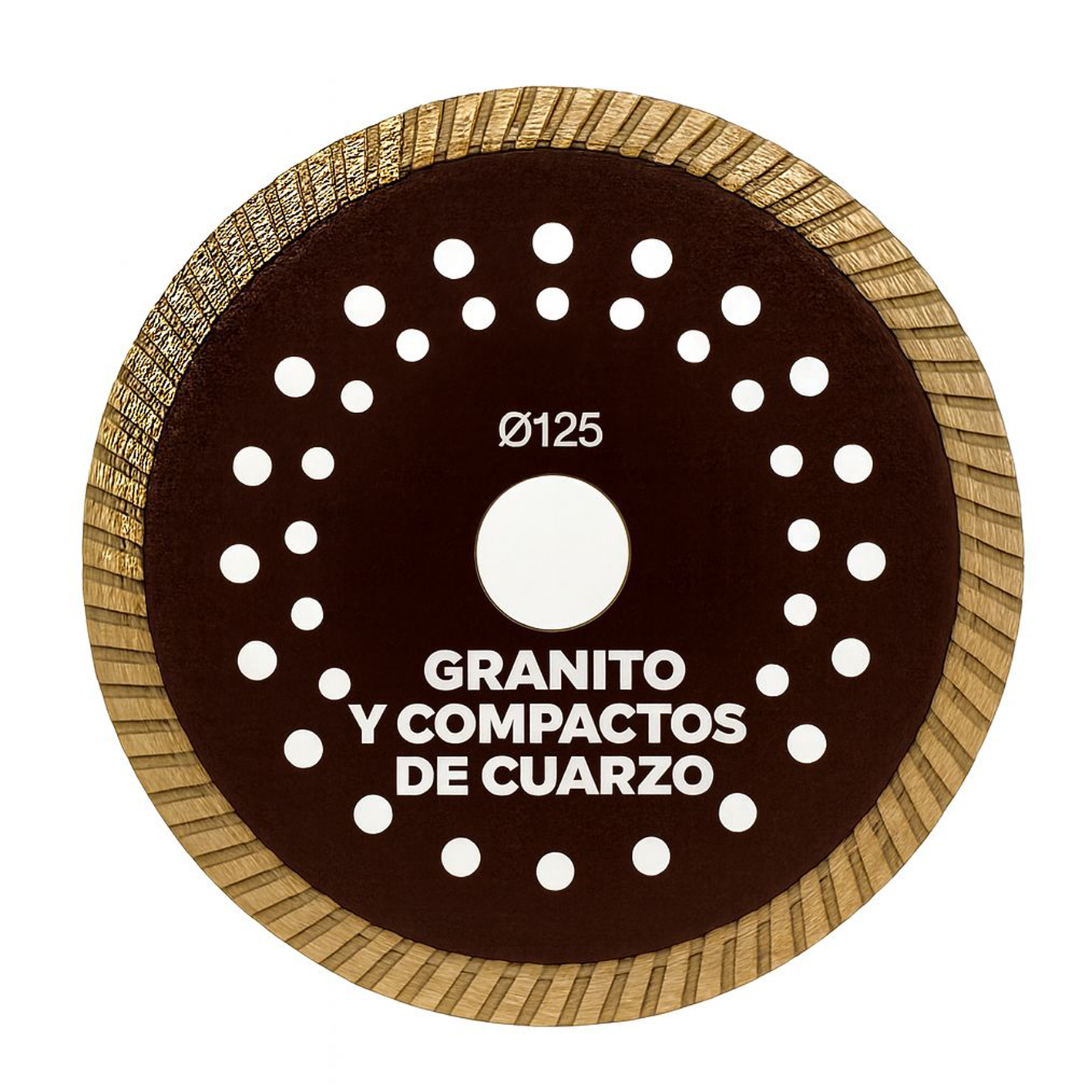 Disco Diamantado Ø125 mm Turbo Perforado