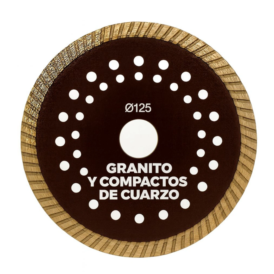 Disco Diamantado Ø125 mm Turbo Perforado