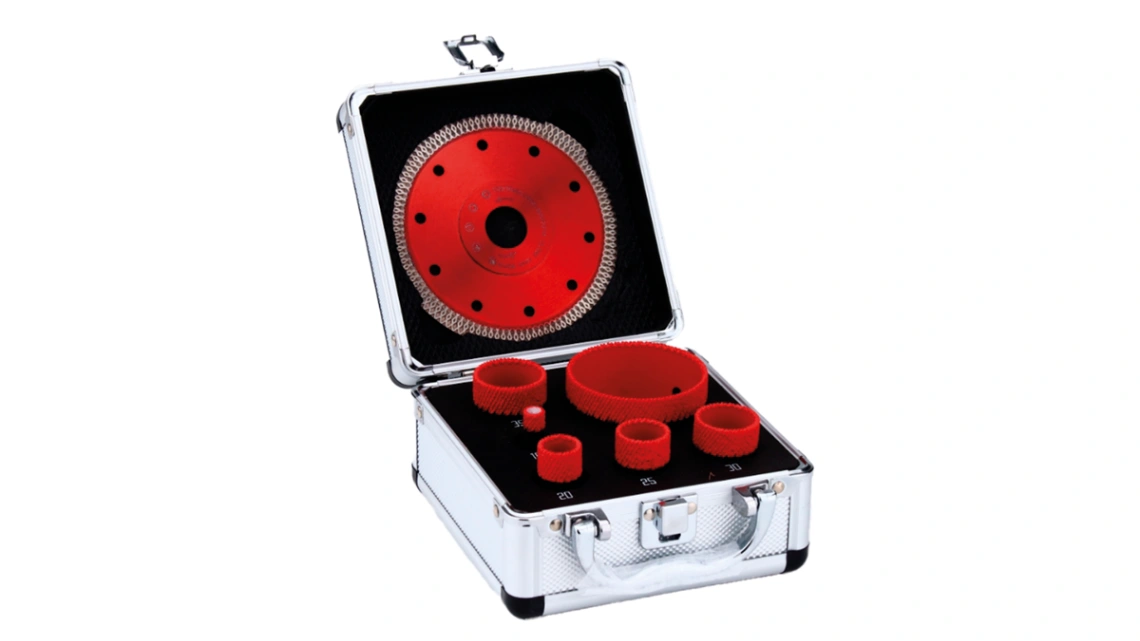 Kit Profesional de Perforación y Corte MATRIX ARIX – Disco Ø125 mm + Coronas Diamantadas