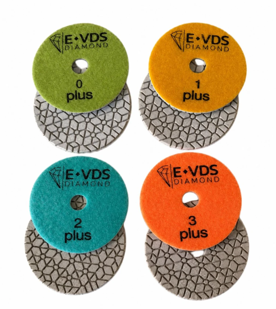 Discos Diamantados de Pulido 3 STEP PLUS Ø100 mm