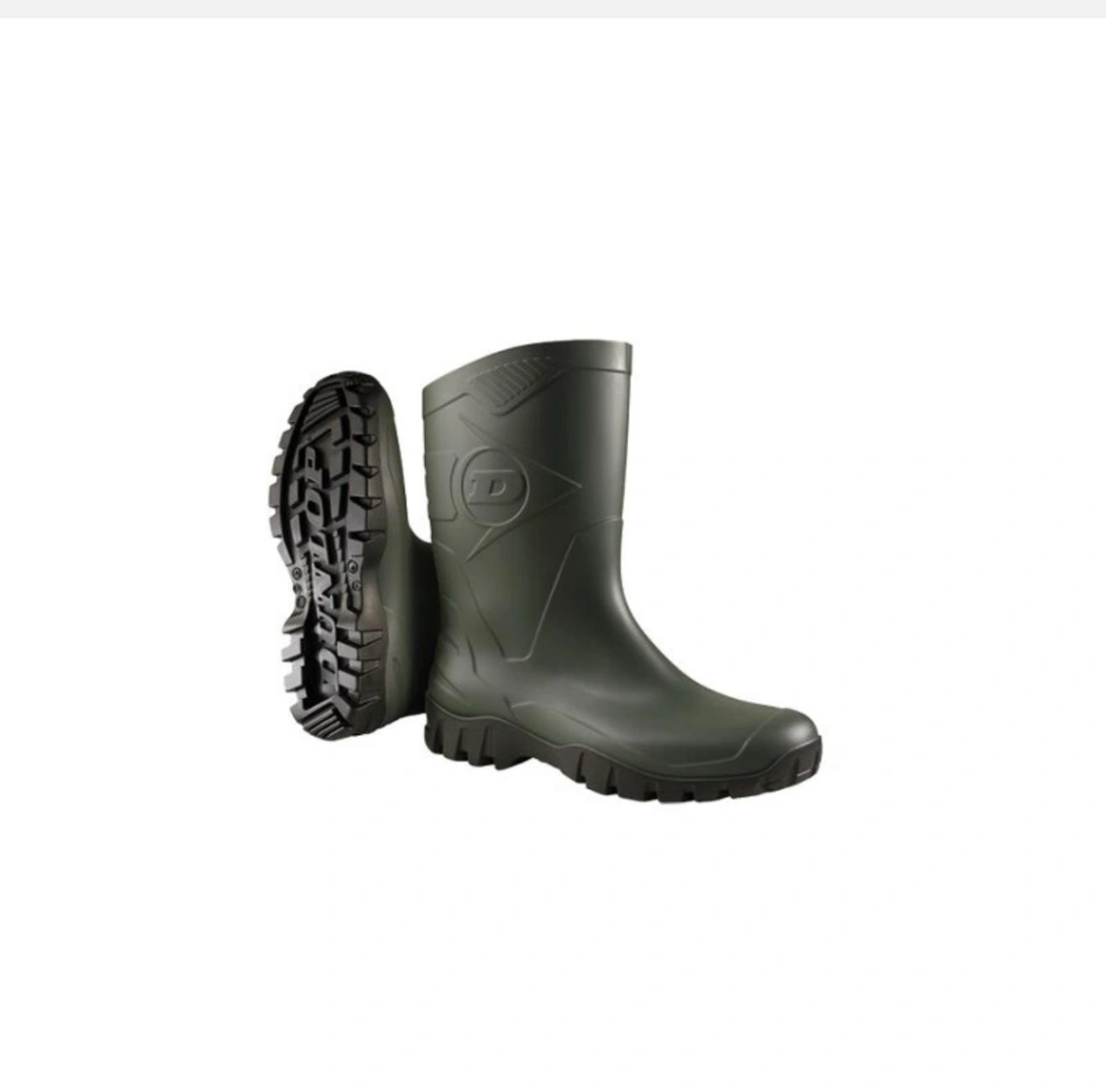 Bota de Caña Media Dunlop Dee Verde – Impermeable y Profesional