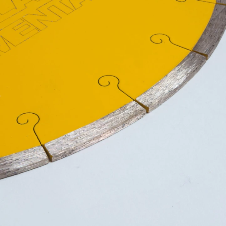 Disco Diamante Porcelánico Ø 300x25,4 Amarillo