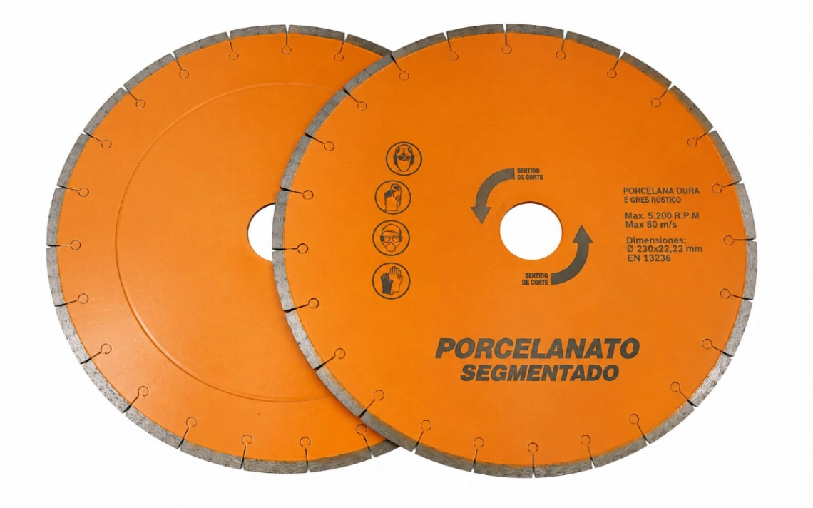 Disco Diamante Porcelánico Ø 400x60 Amarillo
