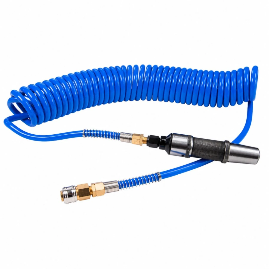 Manguera Extensible Espiral Rilsan 7 m. Ø 6,5x9,5 mm R=1/4M