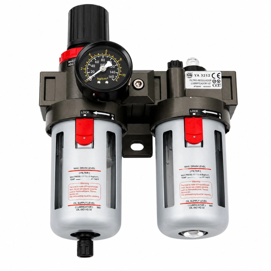 Filtro de Aceite Regulador+Lubricador R=1/2