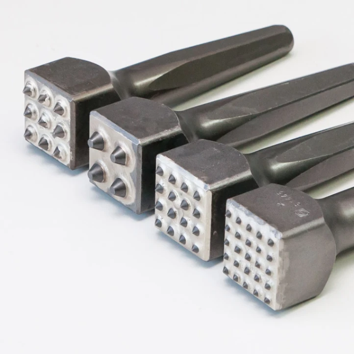 Bujardas Cónica Guillet para Martillo Cuñero de 4, 9, 16 y 25 puntas