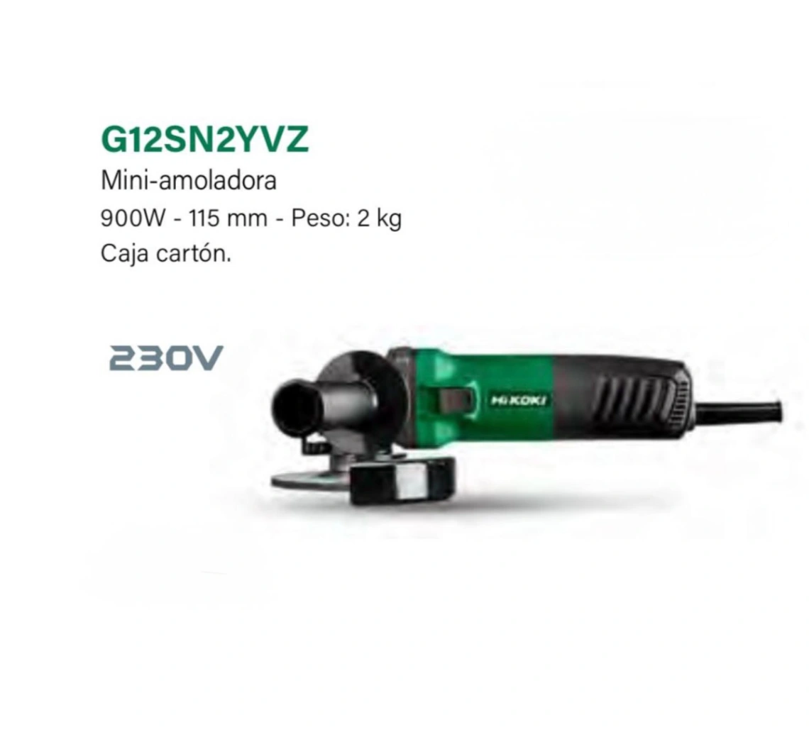 Mini-amoladora G12SN2YVZ 900W – 115 mm