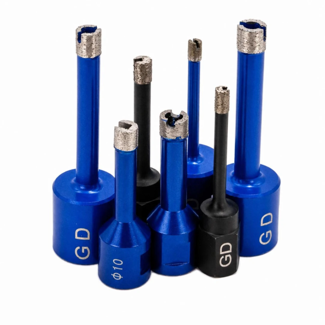 Brocas Diamante M-14 para Perforar Granito con Agua Ø 6 a Ø 12 mm