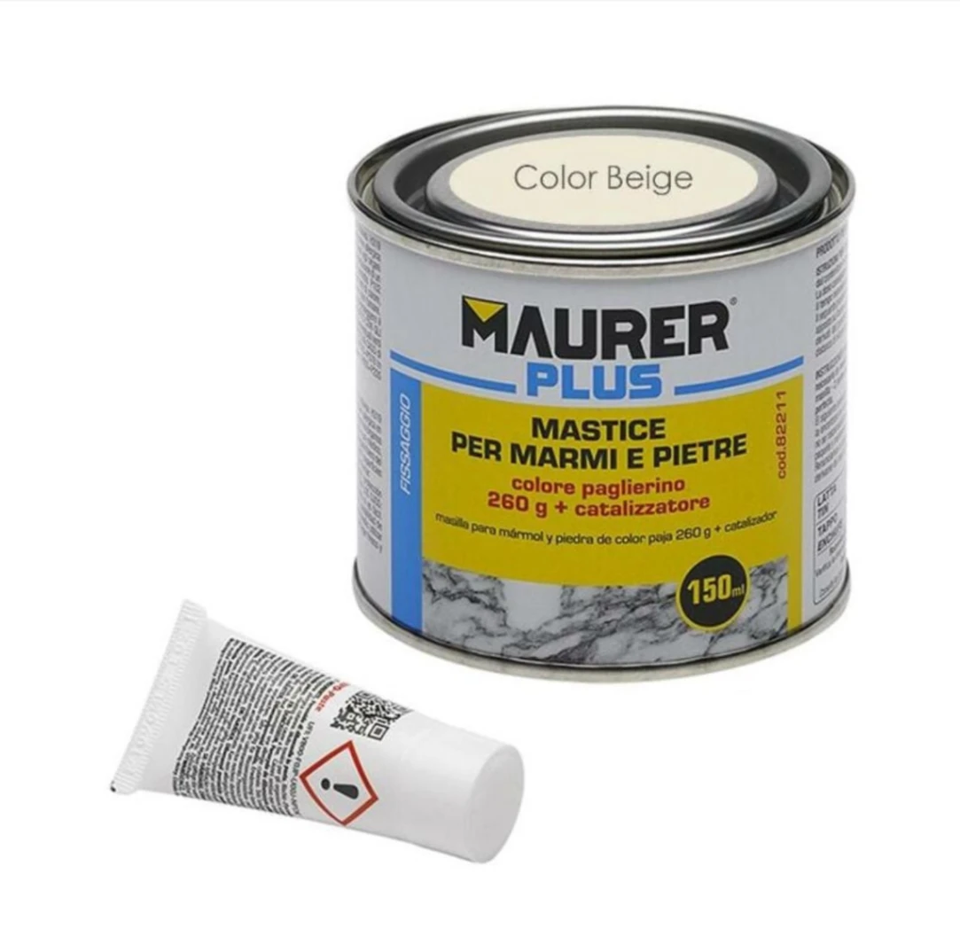 La masilla para mármol beige de 150 ml 2 componentes